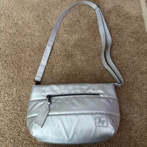 Lug Women's Shimmering Silver Crossbody Bag